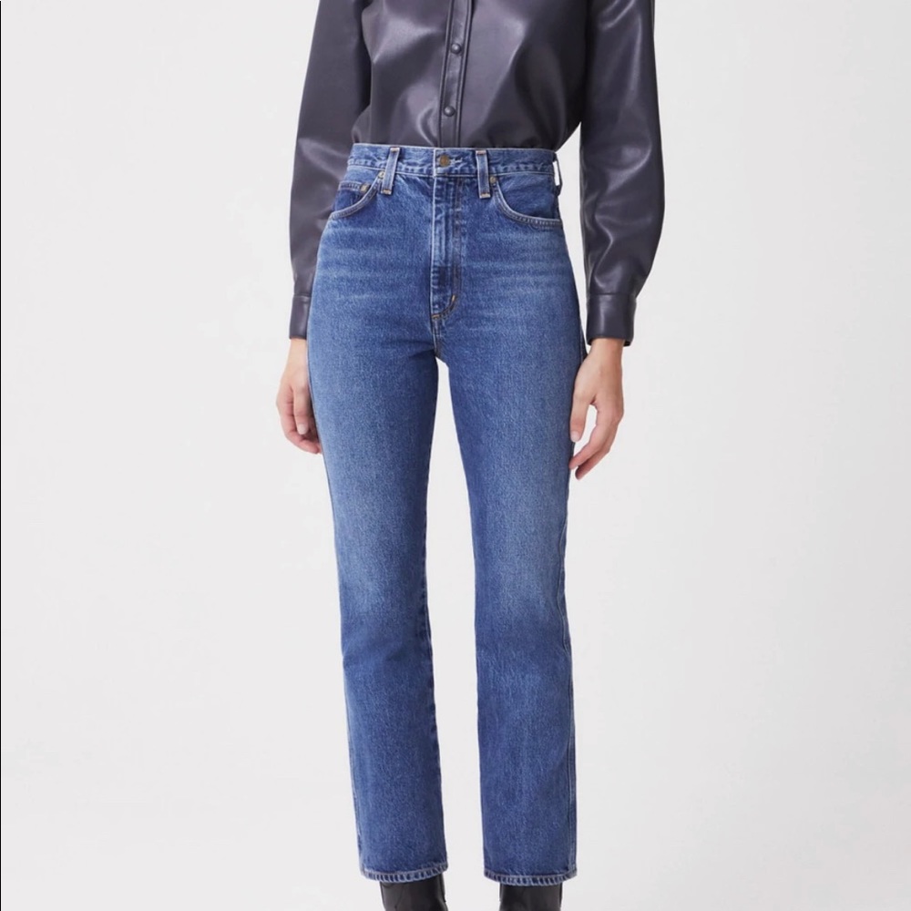 AGOLDE PINCH WAIST HIGH RISE KICK